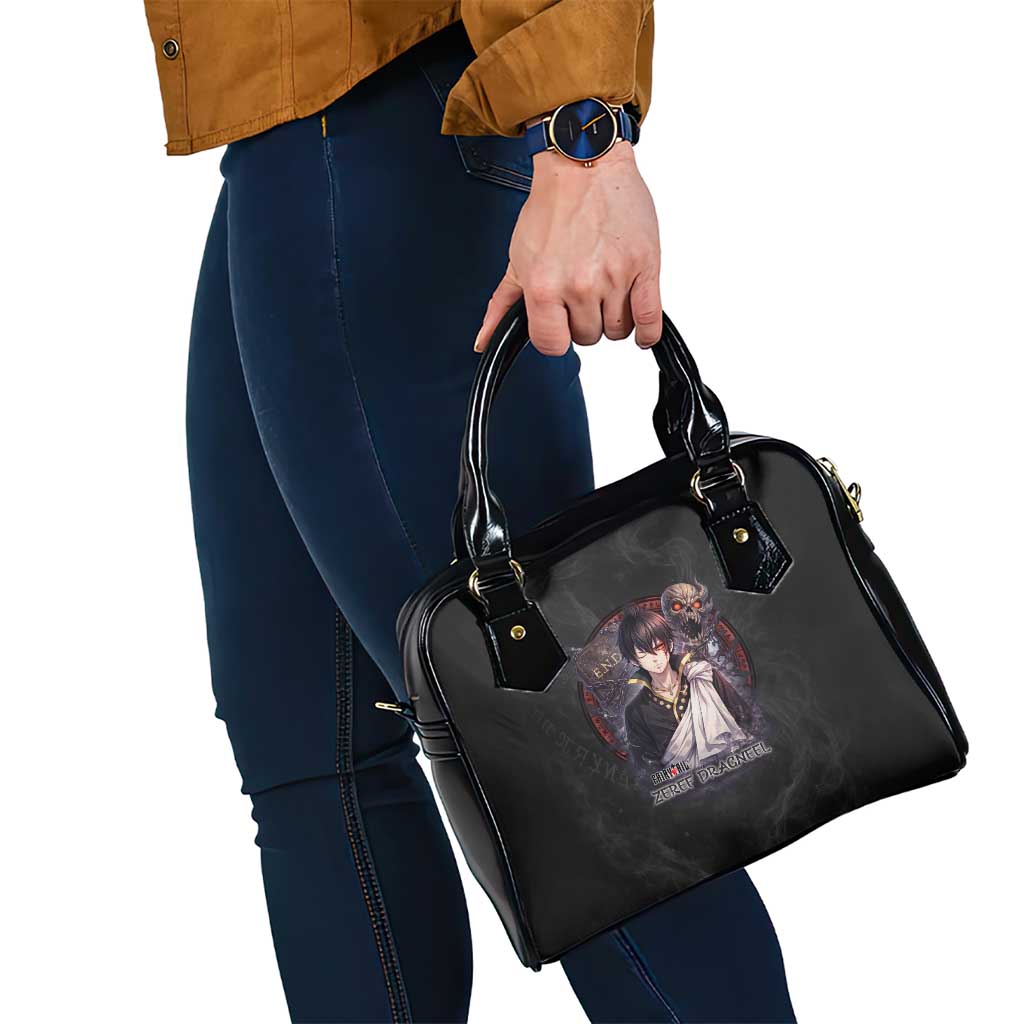 Zeref Dragneel Fairy Tail Shoulder Handbag Dark Magic Circle Design with E.N.D Demon Aesthetic