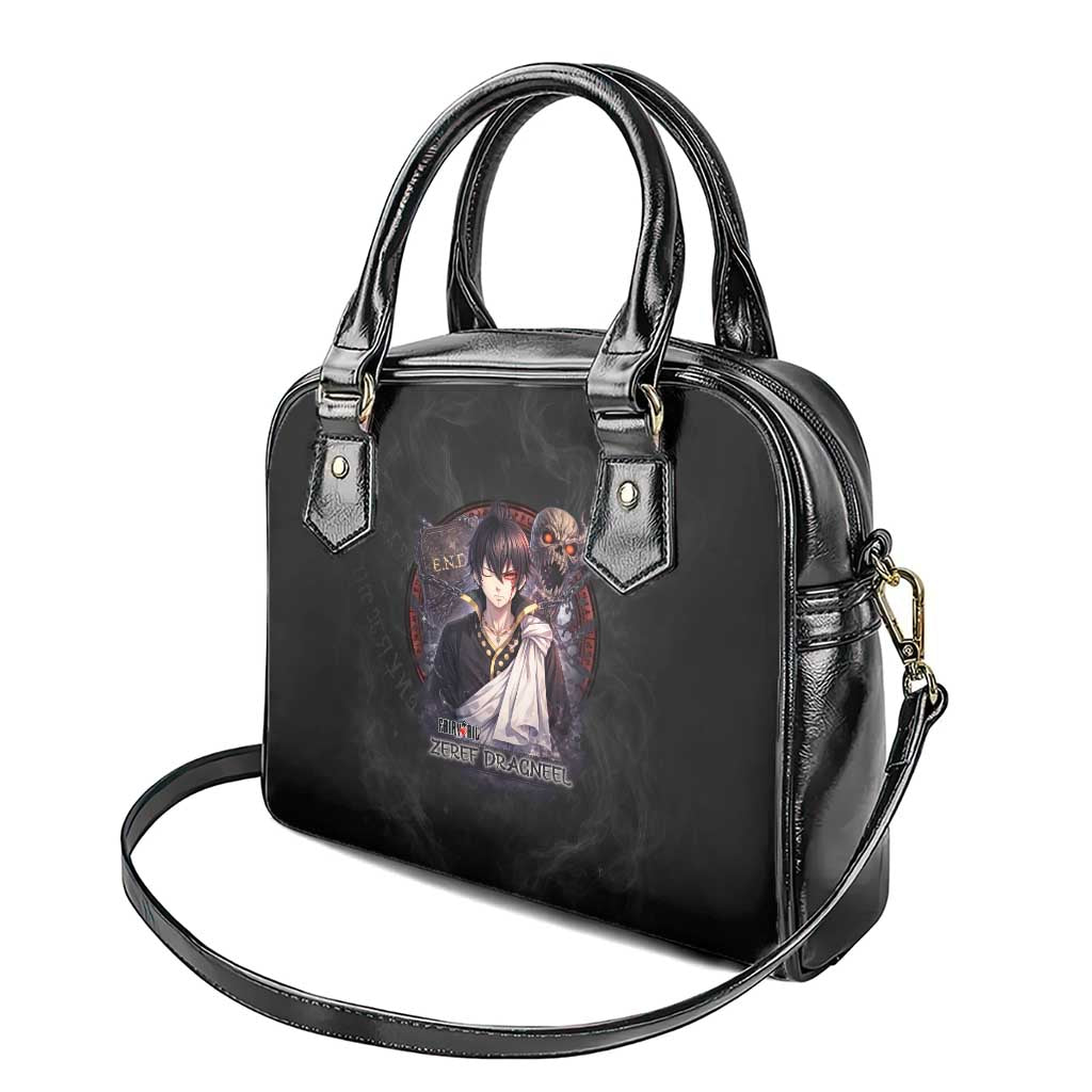 Zeref Dragneel Fairy Tail Shoulder Handbag Dark Magic Circle Design with E.N.D Demon Aesthetic