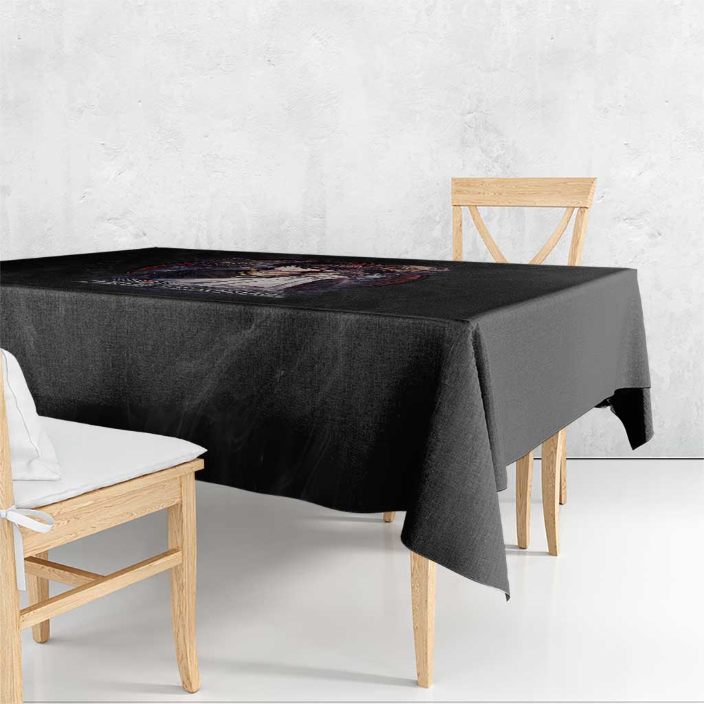 Zeref Dragneel Fairy Tail Tablecloth Dark Magic Circle Design with E.N.D Demon Aesthetic