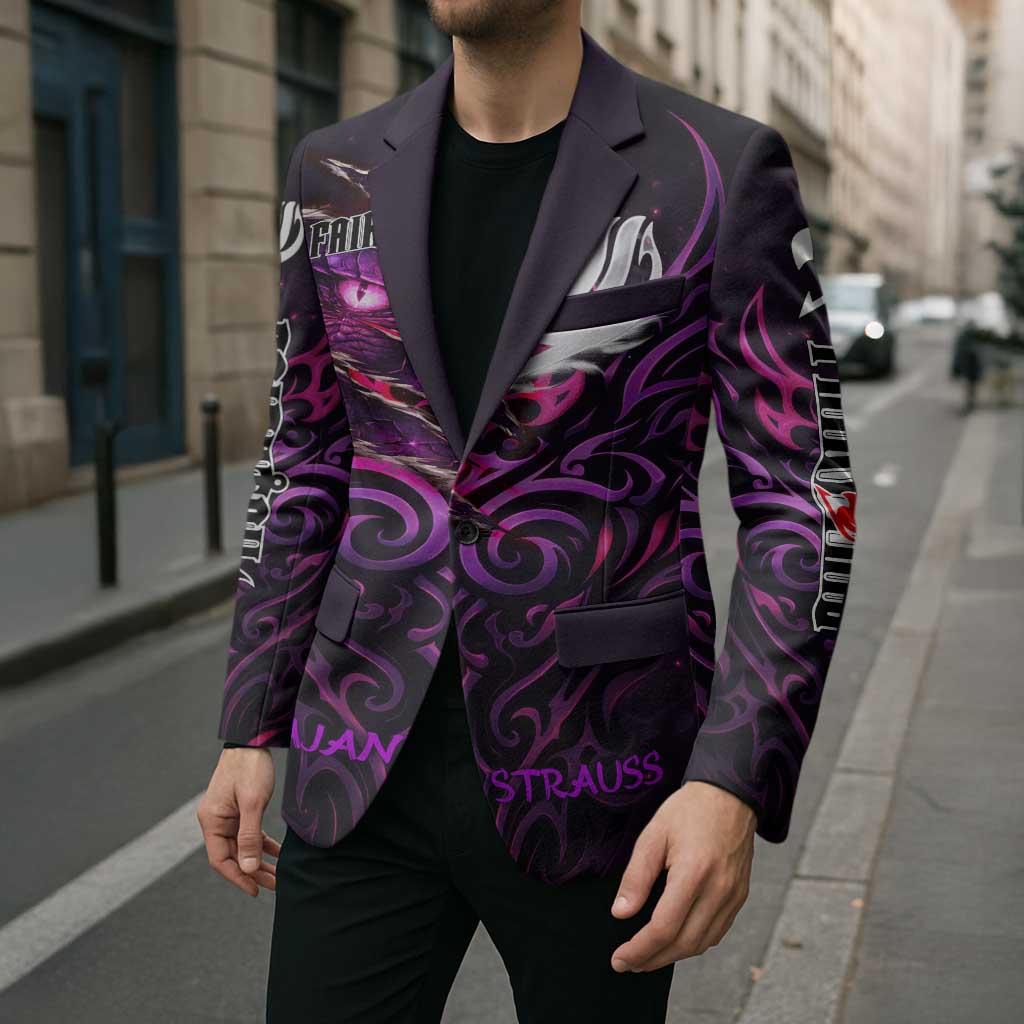Mirajane Strauss Demon Form Fairy Tail Blazer Crimson Moon Demon Aesthetic with Gothic Purple Tribal Design