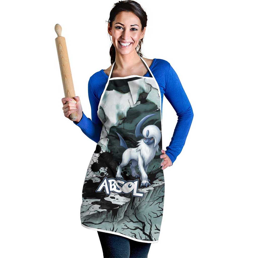 Absol Apron Gothic Apocalypse Ink Art