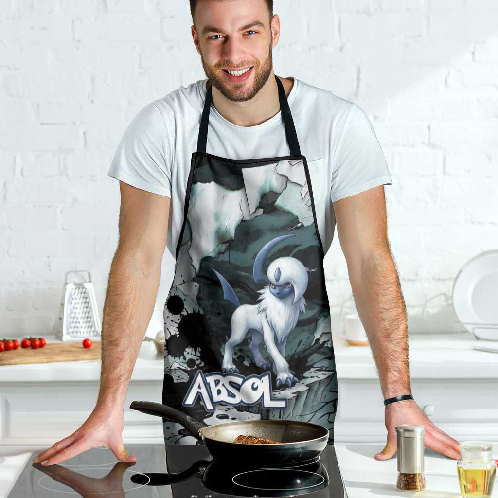 Absol Apron Gothic Apocalypse Ink Art