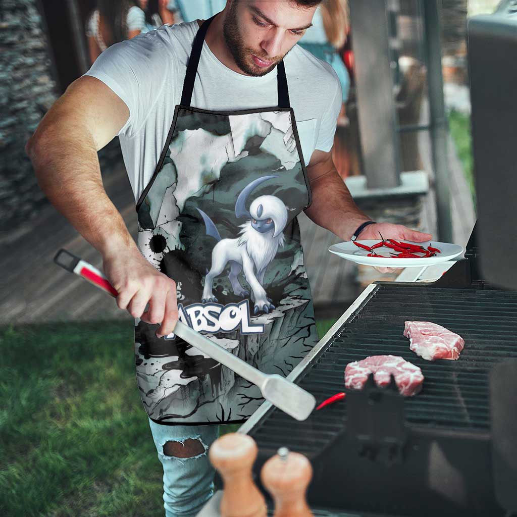 Absol Apron Gothic Apocalypse Ink Art