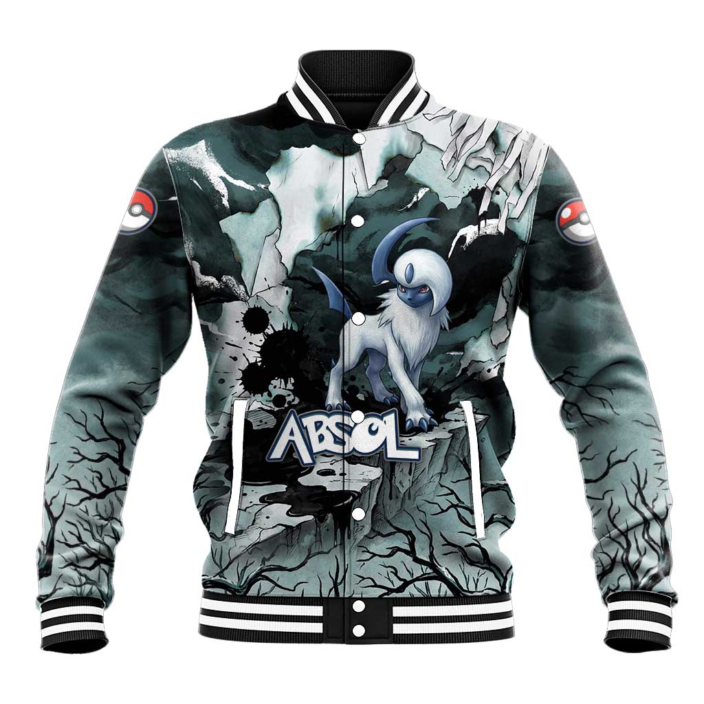 Absol Baseball Jacket Gothic Apocalypse Ink Art