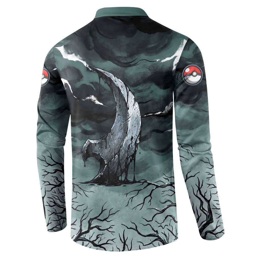 Absol Button Sweatshirt Gothic Apocalypse Ink Art