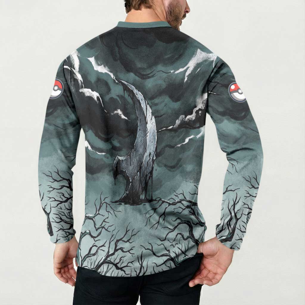 Absol Button Sweatshirt Gothic Apocalypse Ink Art