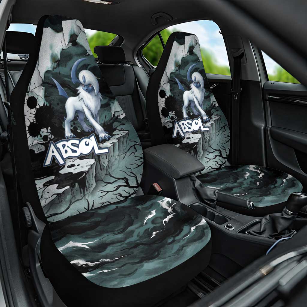 Absol Car Seat Cover Gothic Apocalypse Ink Art