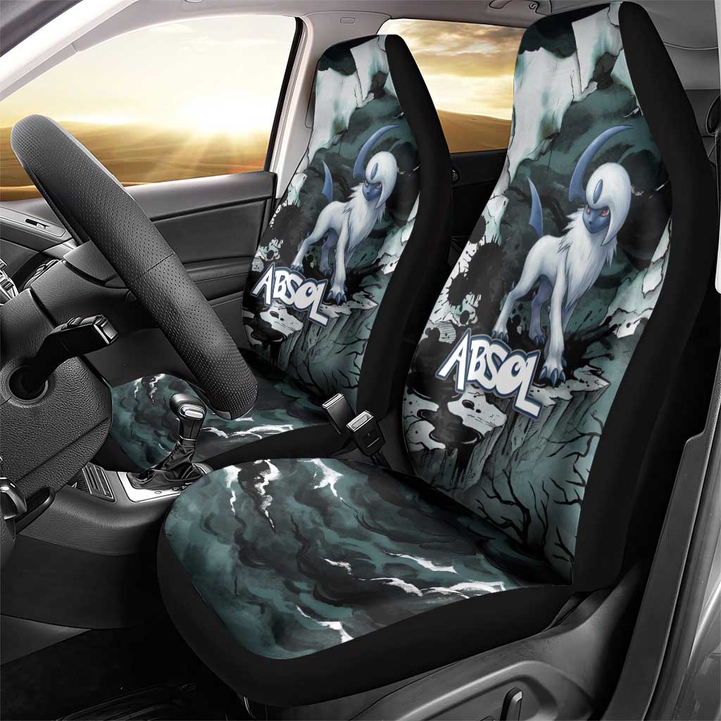 Absol Car Seat Cover Gothic Apocalypse Ink Art