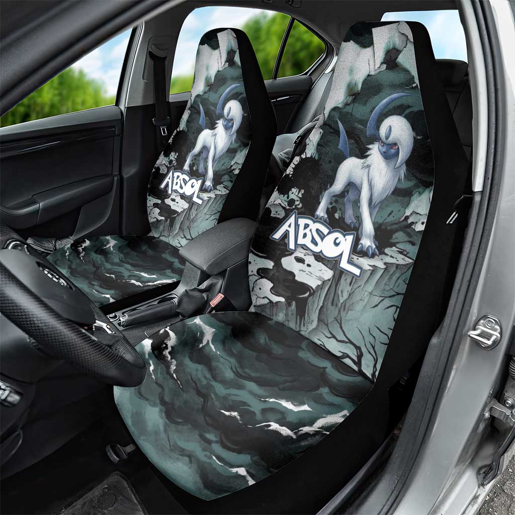 Absol Car Seat Cover Gothic Apocalypse Ink Art