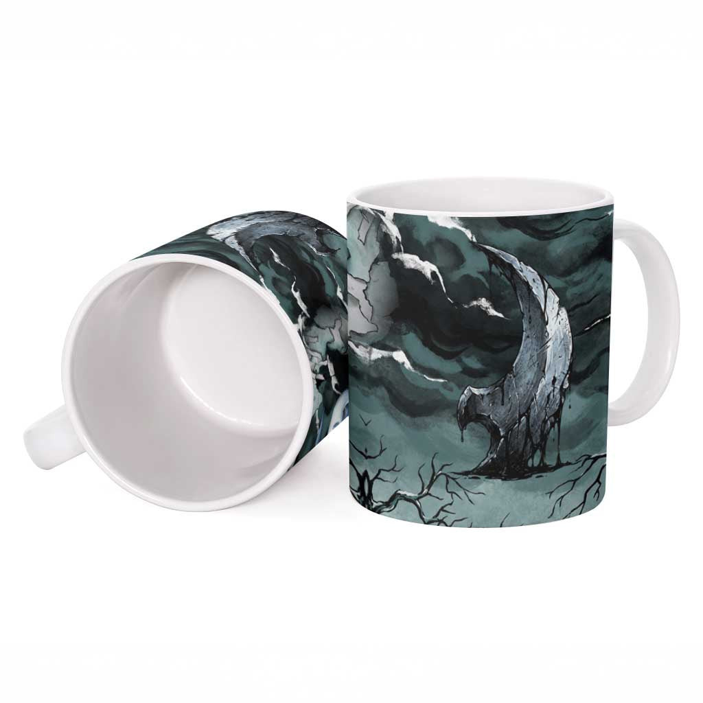 Absol Ceramic Mug Gothic Apocalypse Ink Art