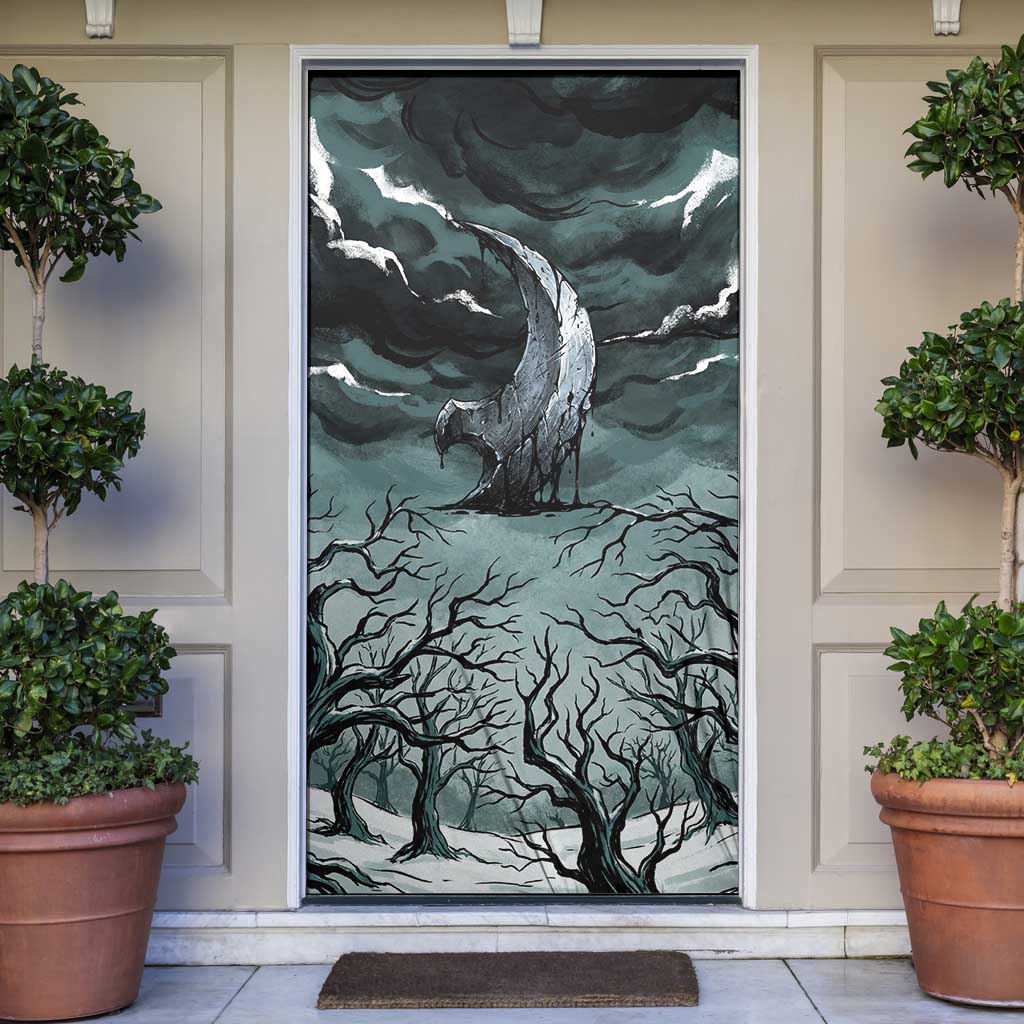 Absol Door Cover Gothic Apocalypse Ink Art