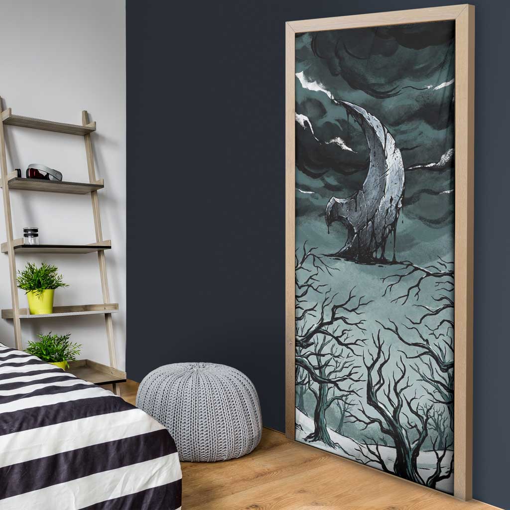 Absol Door Cover Gothic Apocalypse Ink Art