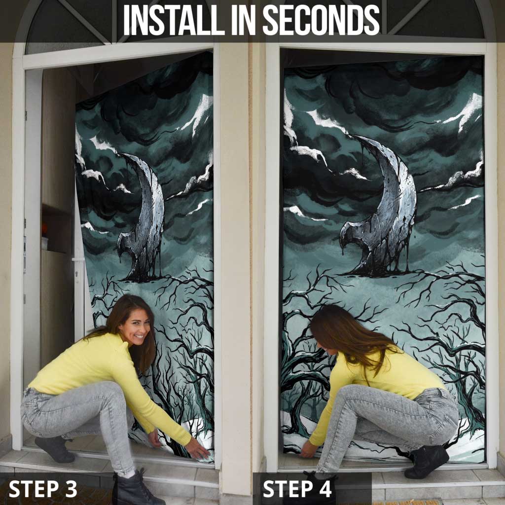 Absol Door Cover Gothic Apocalypse Ink Art