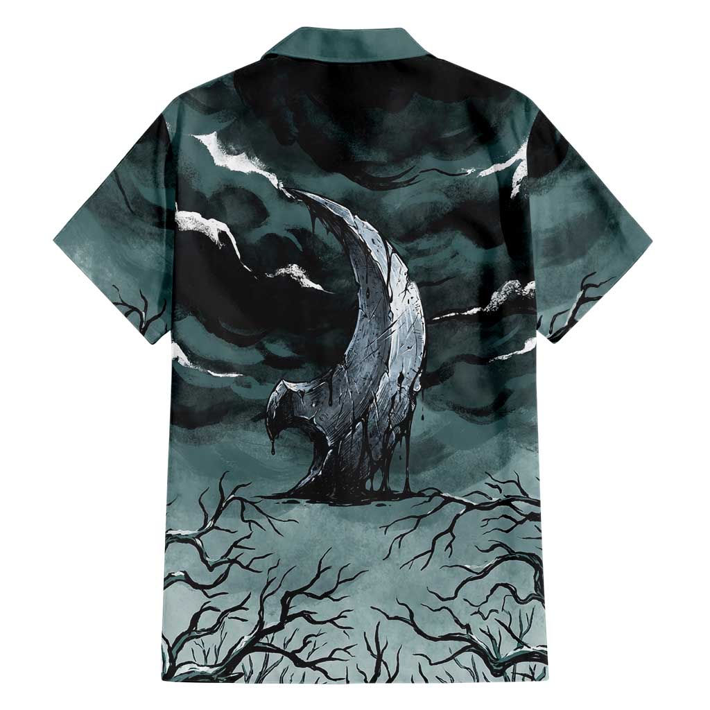 Absol Family Matching Summer Maxi Dress and Hawaiian Shirt Gothic Apocalypse Ink Art