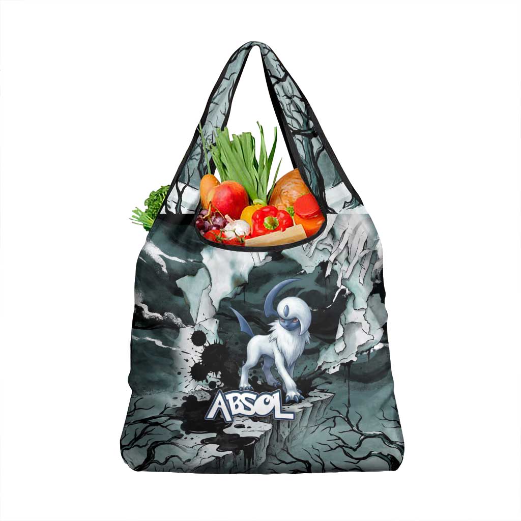 Absol Grocery Bag Gothic Apocalypse Ink Art