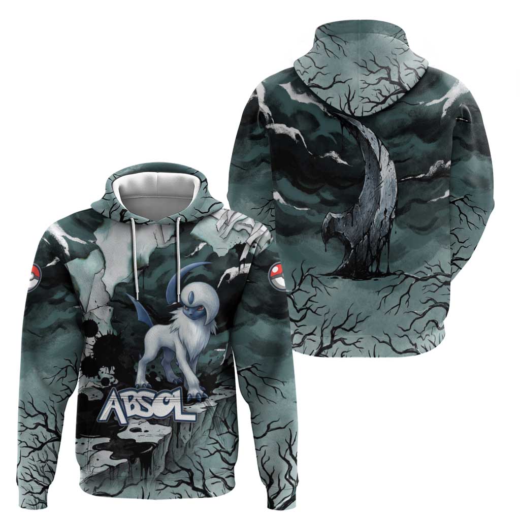 Absol Hoodie Gothic Apocalypse Ink Art
