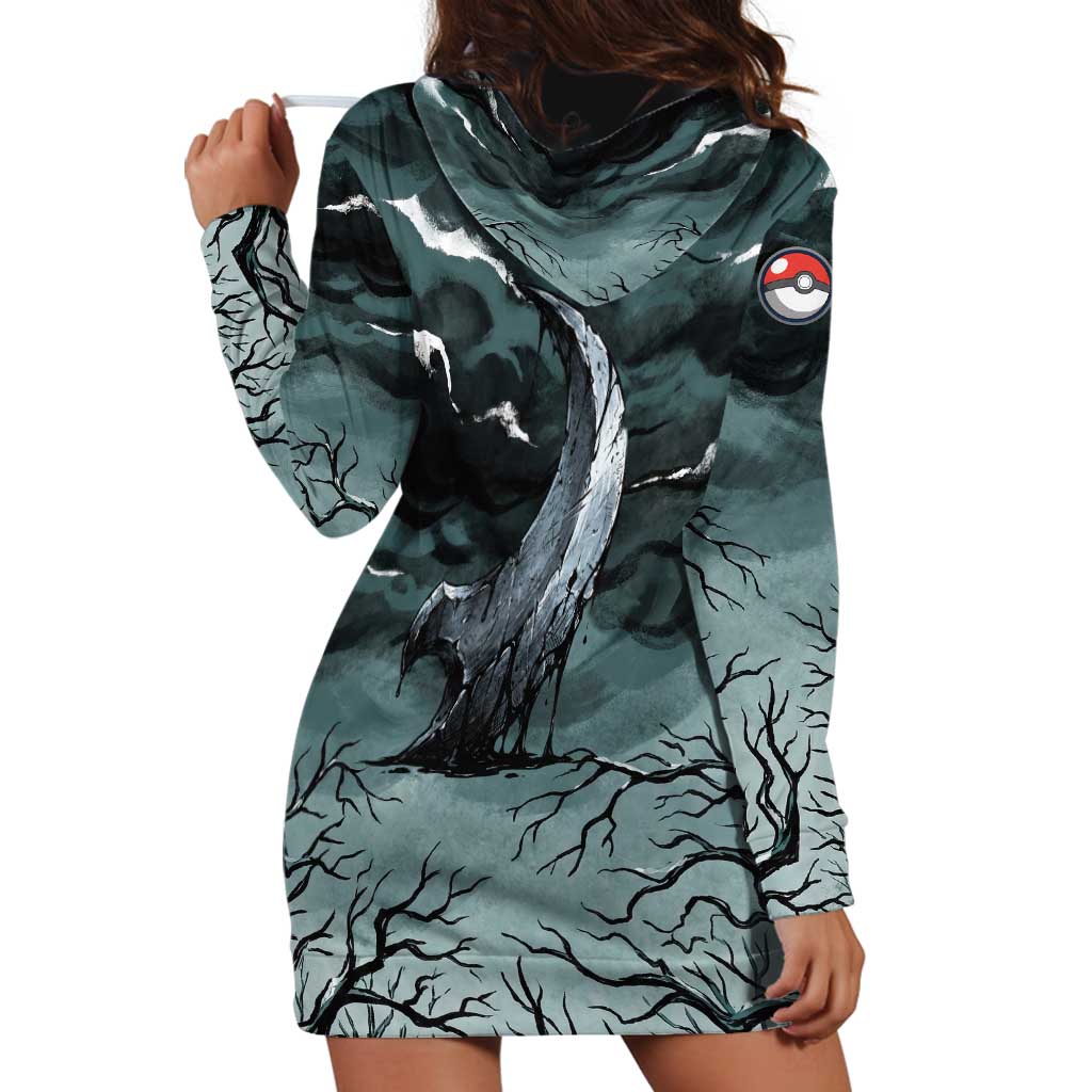 Absol Hoodie Dress Gothic Apocalypse Ink Art