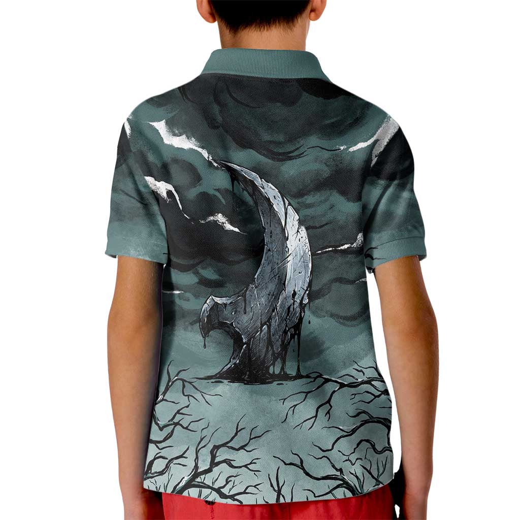 Absol Kid Polo Shirt Gothic Apocalypse Ink Art