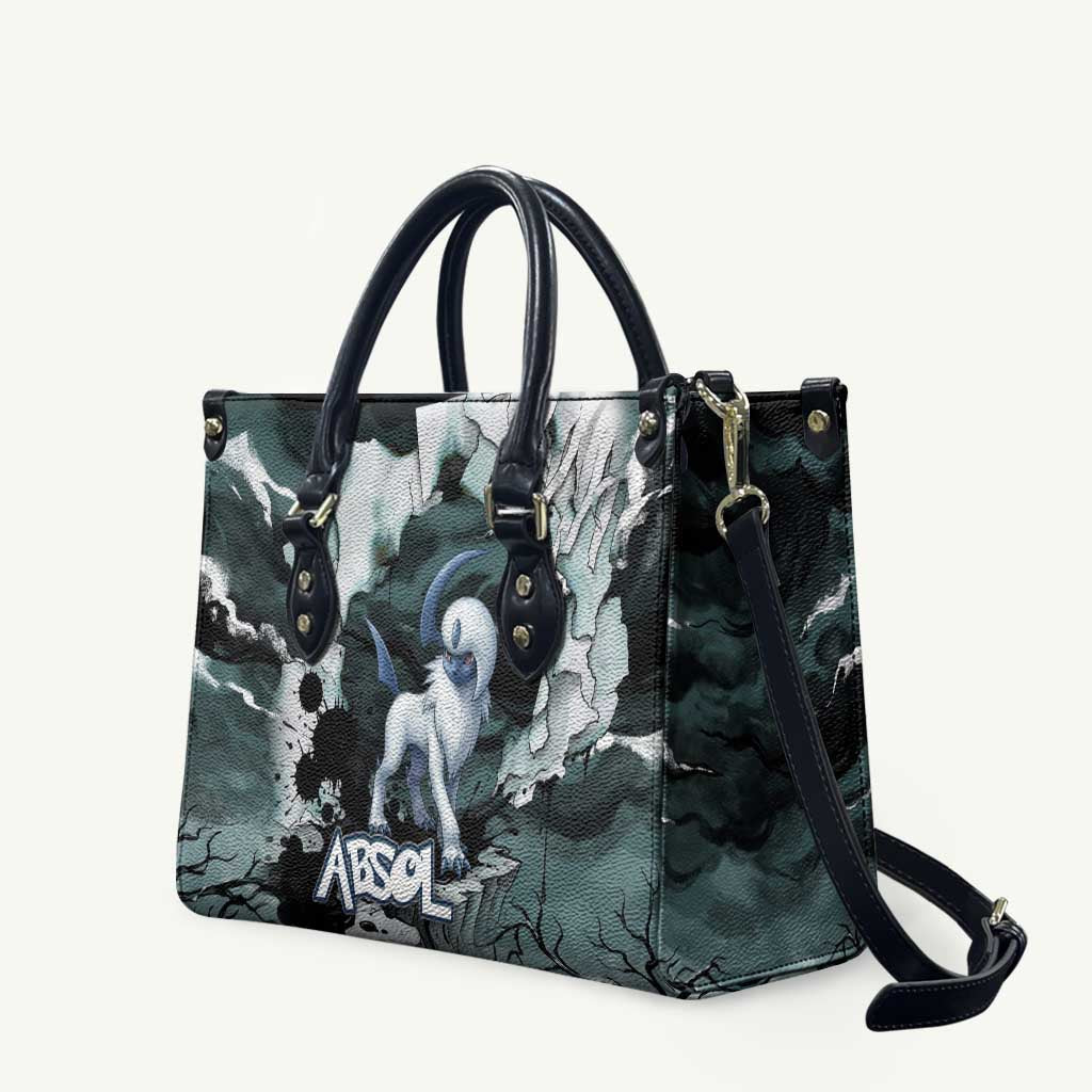 Absol Leather Bag Gothic Apocalypse Ink Art