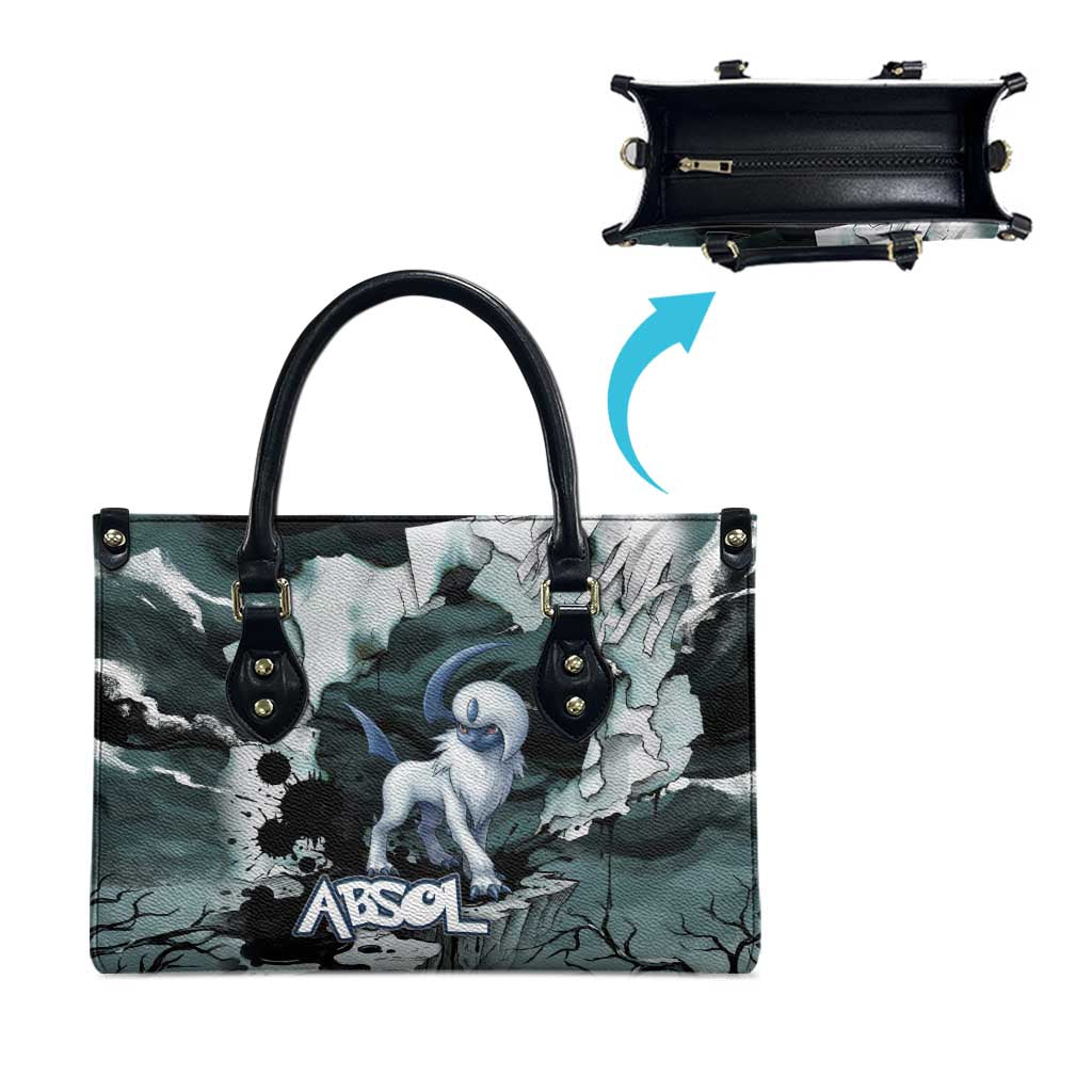 Absol Leather Bag Gothic Apocalypse Ink Art