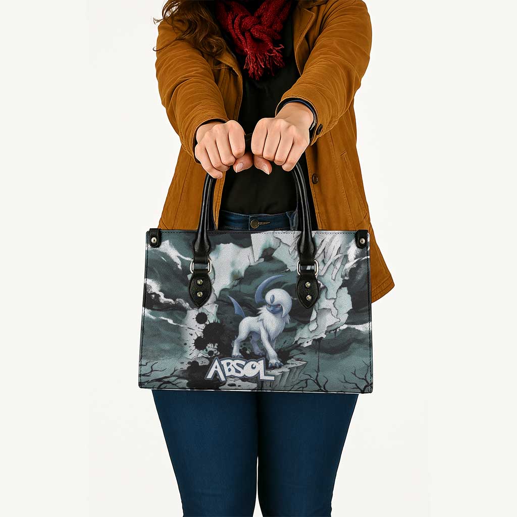 Absol Leather Bag Gothic Apocalypse Ink Art