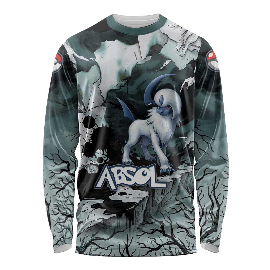 Absol Long Sleeve Shirt Gothic Apocalypse Ink Art