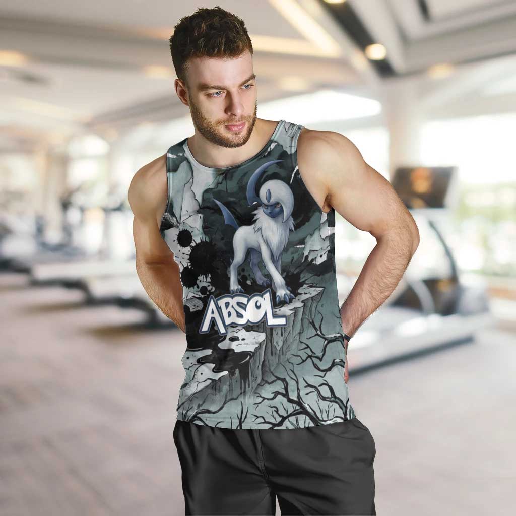 Absol Men Tank Top Gothic Apocalypse Ink Art
