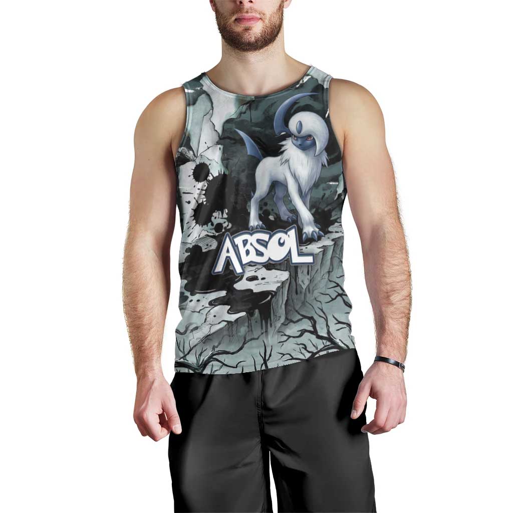 Absol Men Tank Top Gothic Apocalypse Ink Art