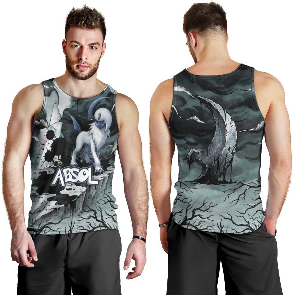 Absol Men Tank Top Gothic Apocalypse Ink Art