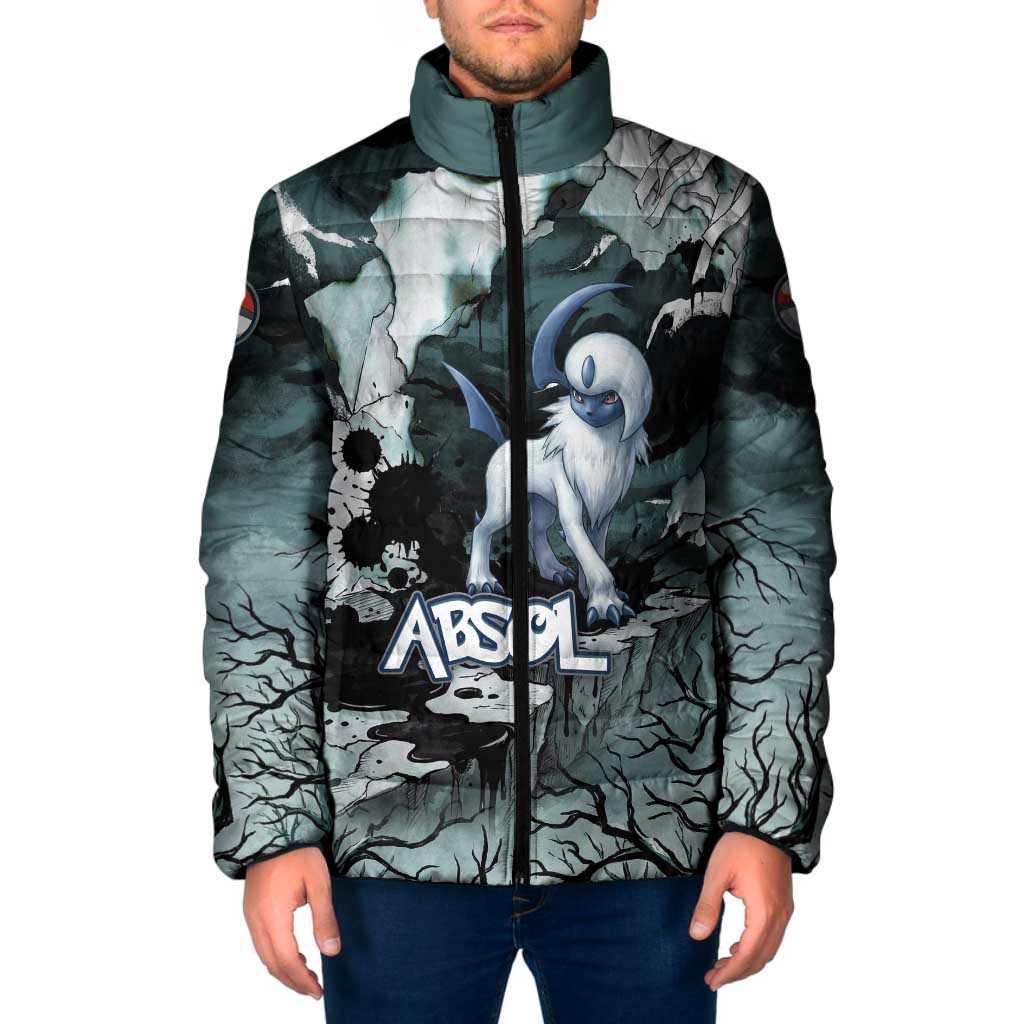 Absol Padded Jacket Gothic Apocalypse Ink Art