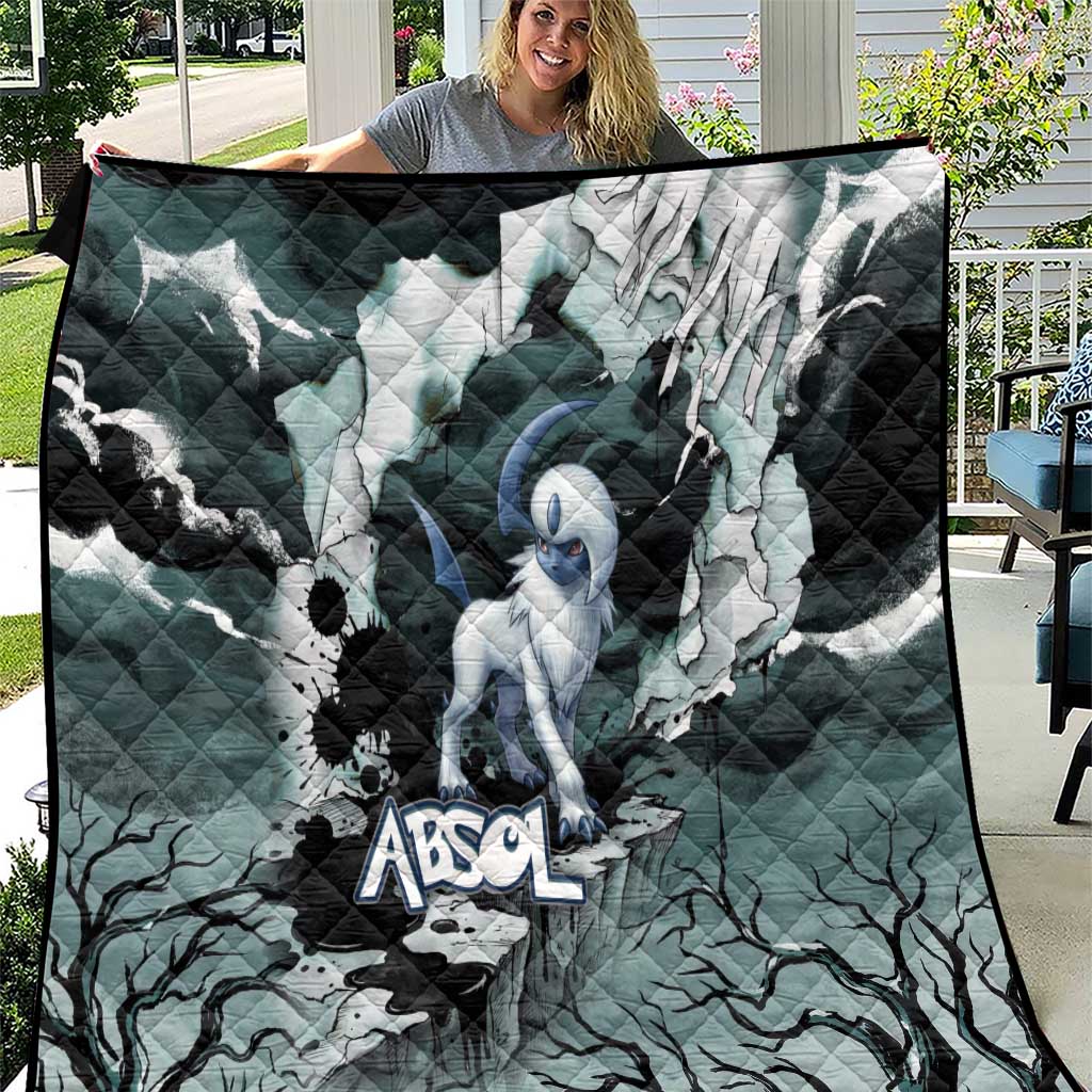 Absol Quilt Gothic Apocalypse Ink Art