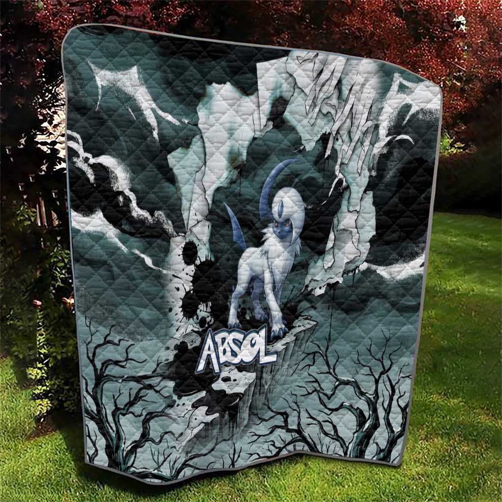 Absol Quilt Gothic Apocalypse Ink Art