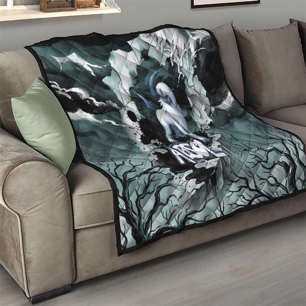 Absol Quilt Gothic Apocalypse Ink Art