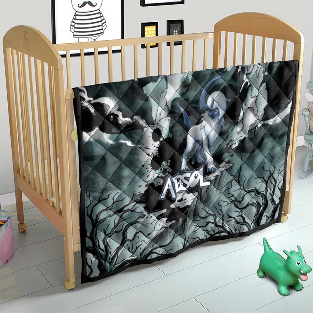 Absol Quilt Gothic Apocalypse Ink Art