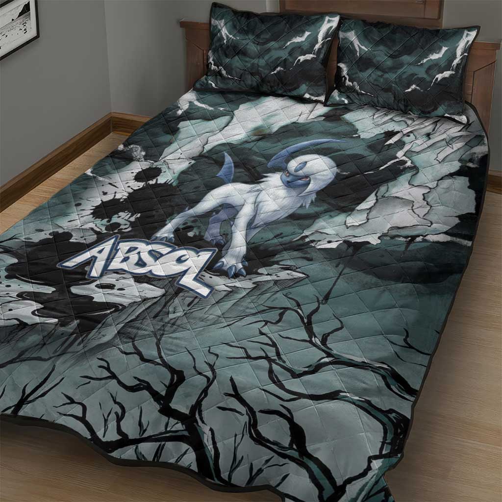 Absol Quilt Bed Set Gothic Apocalypse Ink Art