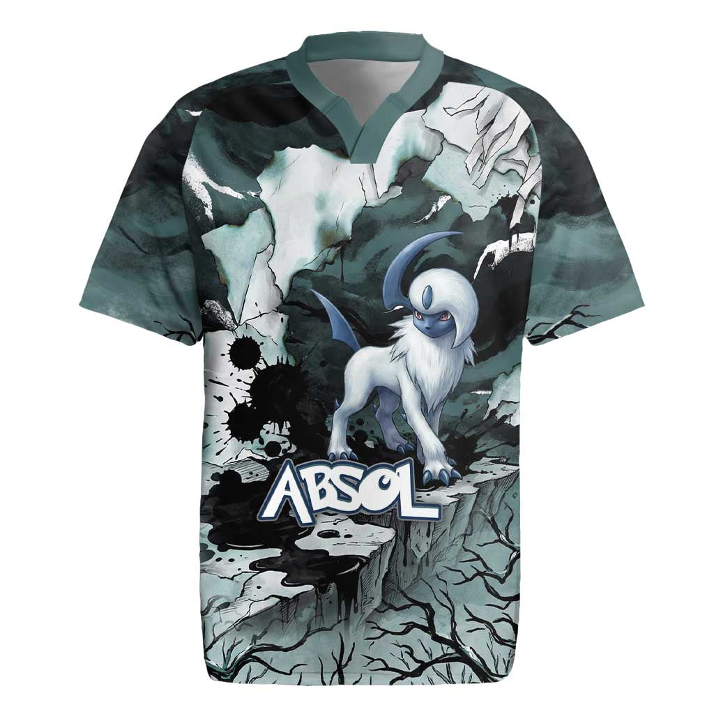 Absol Rugby Jersey Gothic Apocalypse Ink Art
