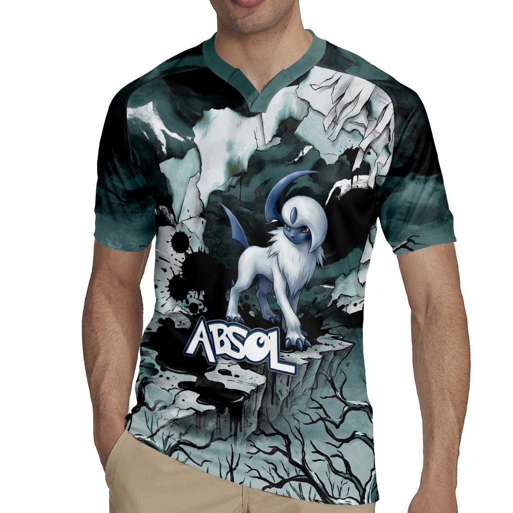 Absol Rugby Jersey Gothic Apocalypse Ink Art