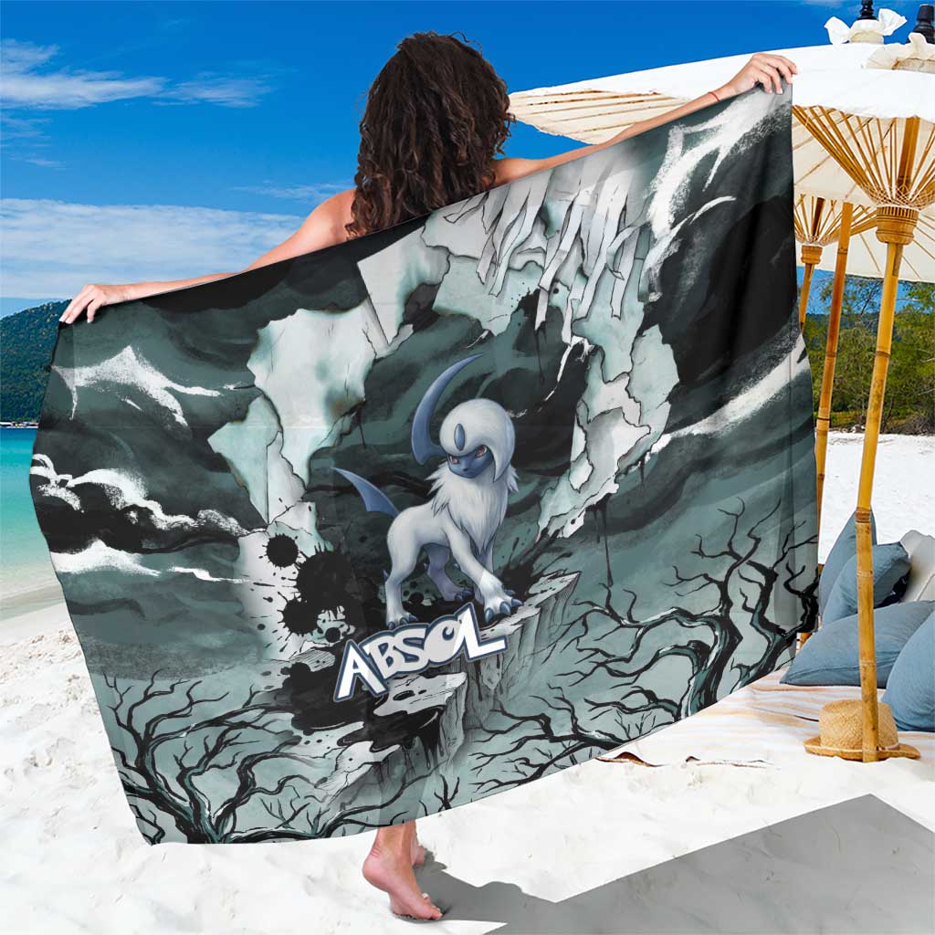 Absol Sarong Gothic Apocalypse Ink Art