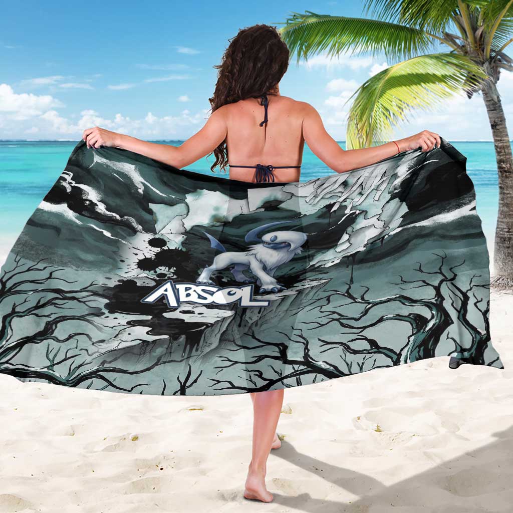 Absol Sarong Gothic Apocalypse Ink Art