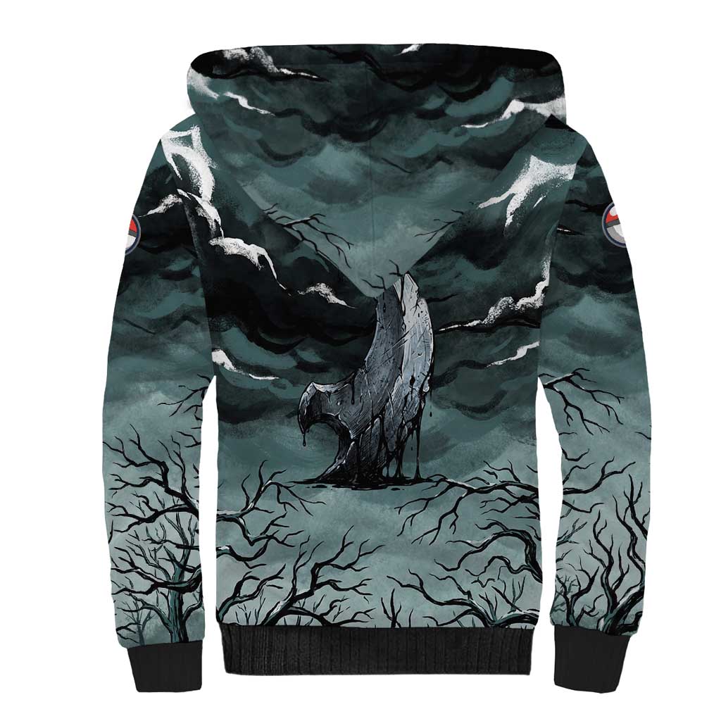 Absol Sherpa Hoodie Gothic Apocalypse Ink Art
