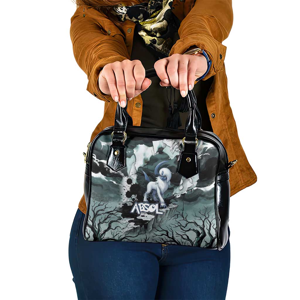 Absol Shoulder Handbag Gothic Apocalypse Ink Art