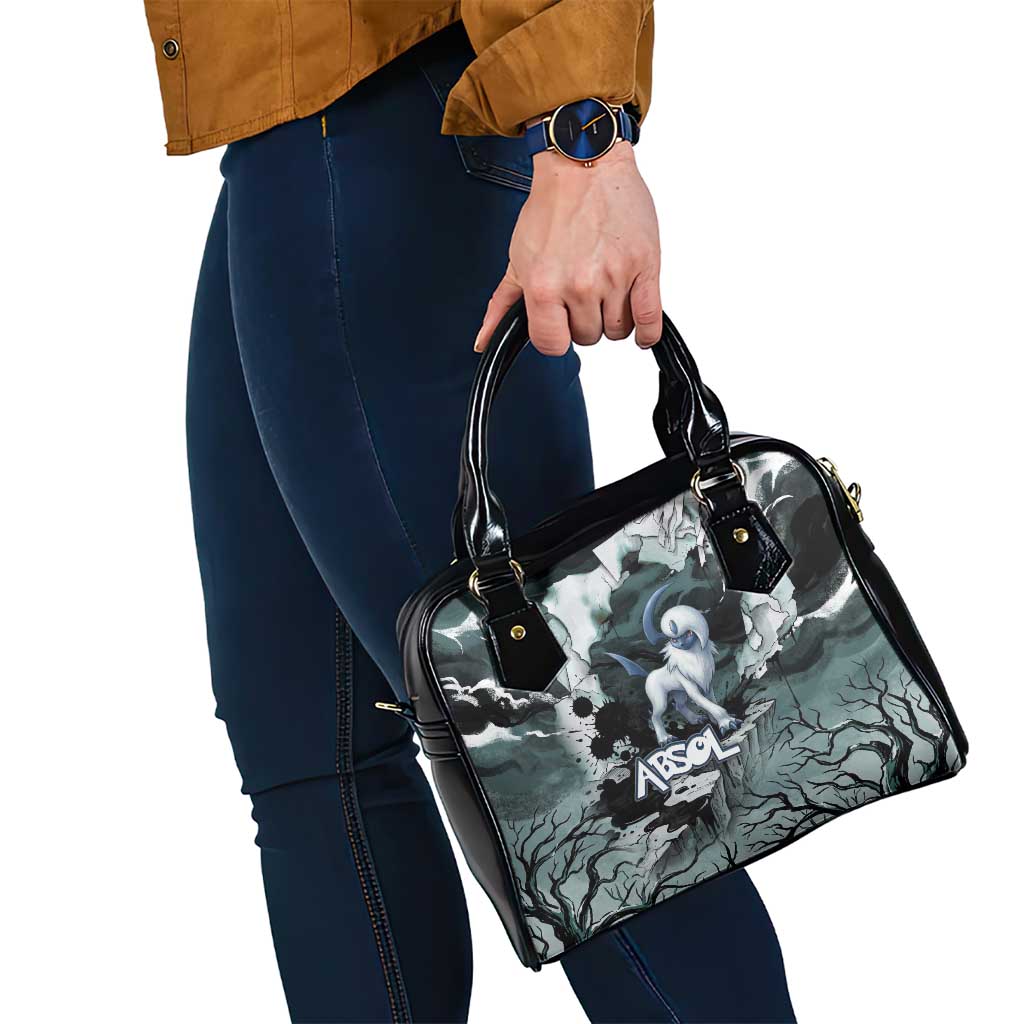 Absol Shoulder Handbag Gothic Apocalypse Ink Art