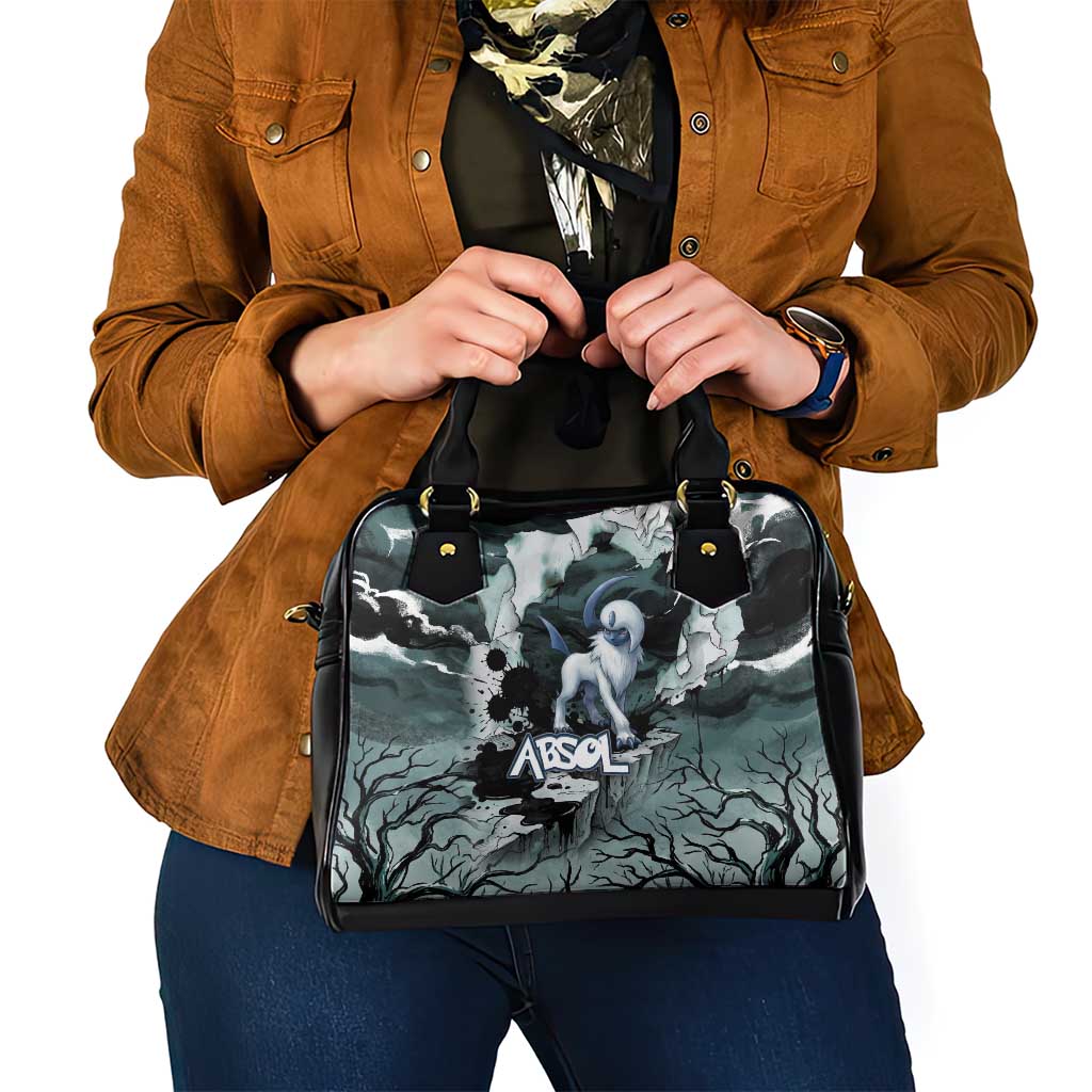 Absol Shoulder Handbag Gothic Apocalypse Ink Art