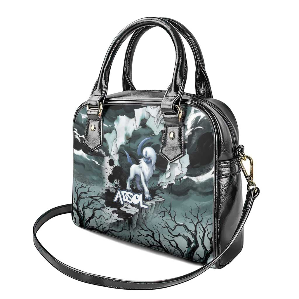 Absol Shoulder Handbag Gothic Apocalypse Ink Art