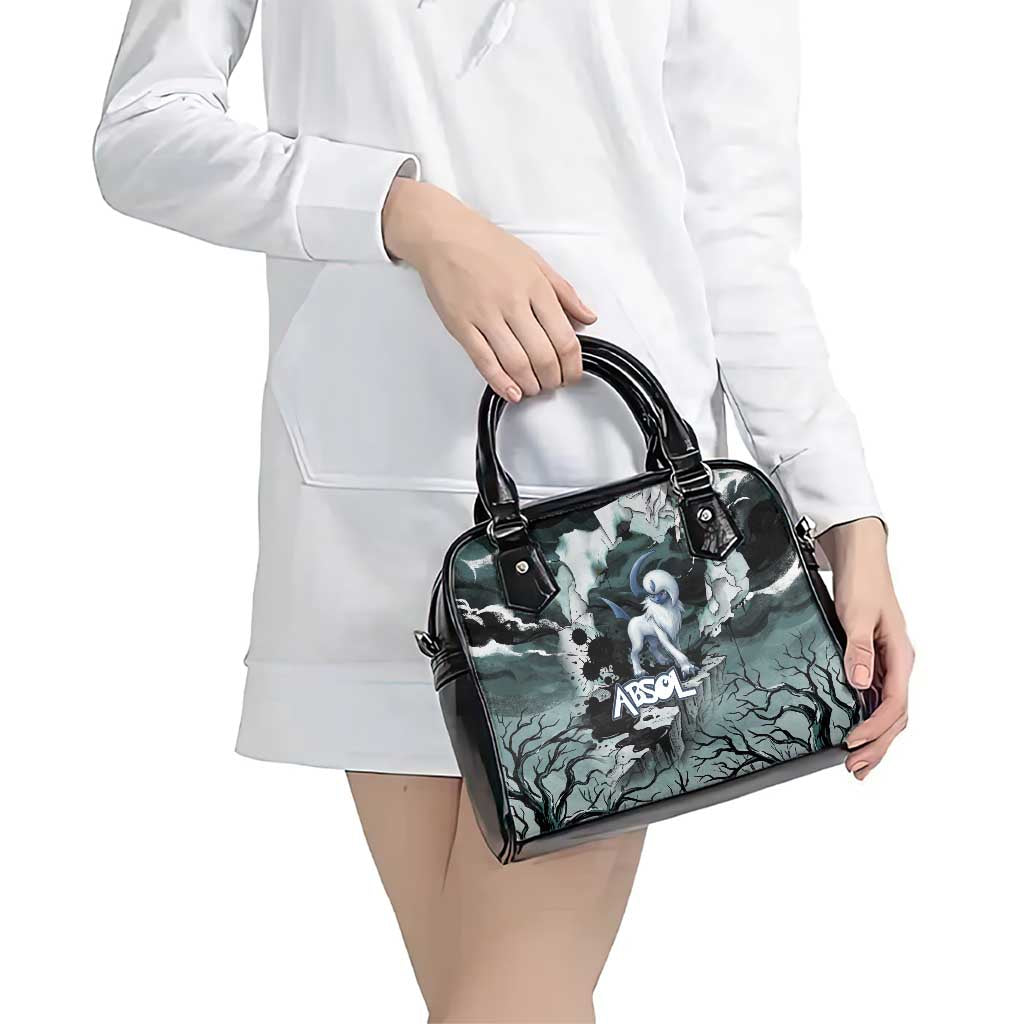 Absol Shoulder Handbag Gothic Apocalypse Ink Art