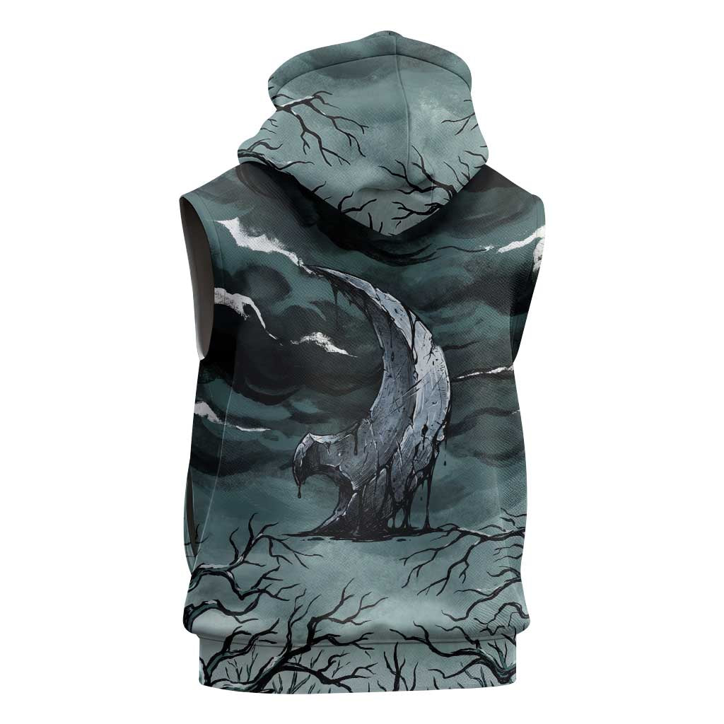 Absol Sleeveless Hoodie Gothic Apocalypse Ink Art
