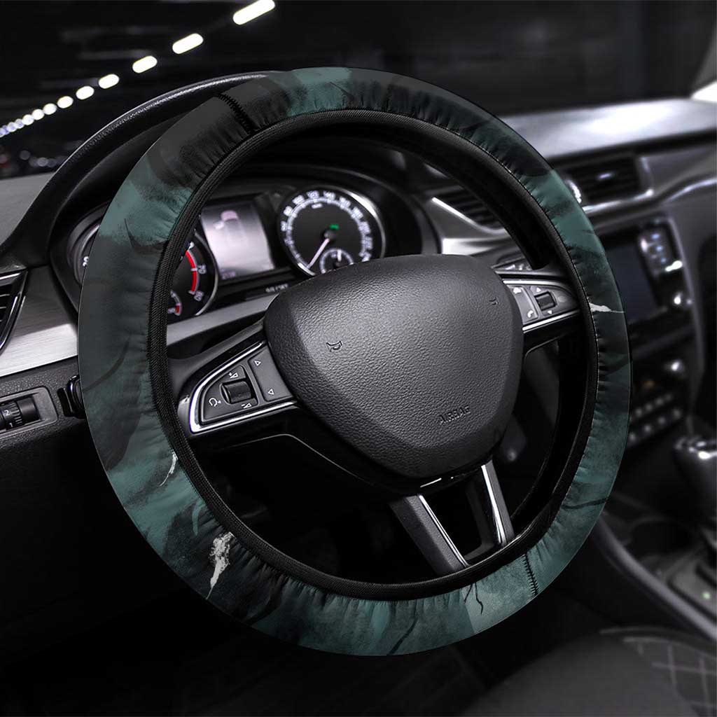 Absol Steering Wheel Cover Gothic Apocalypse Ink Art