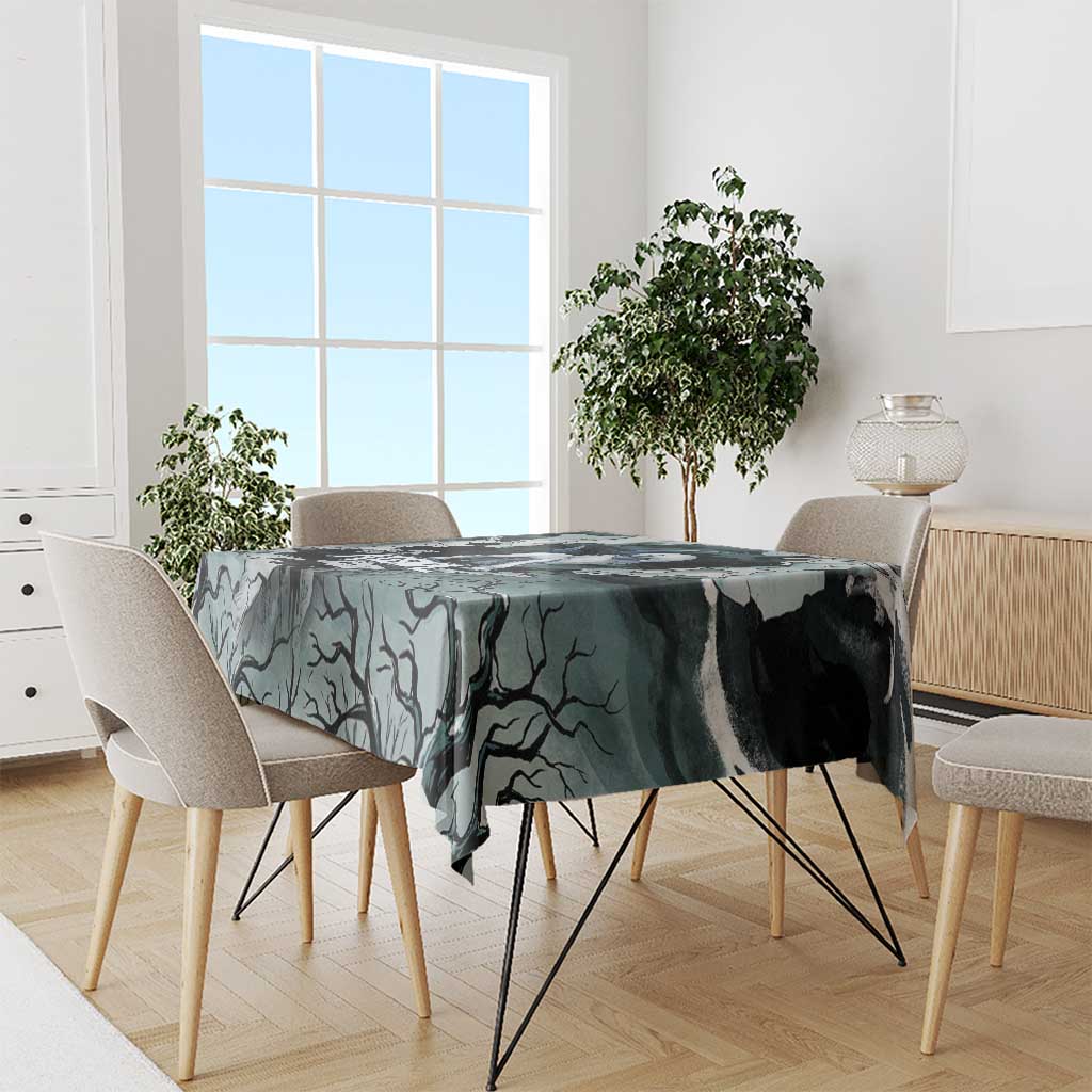 Absol Tablecloth Gothic Apocalypse Ink Art