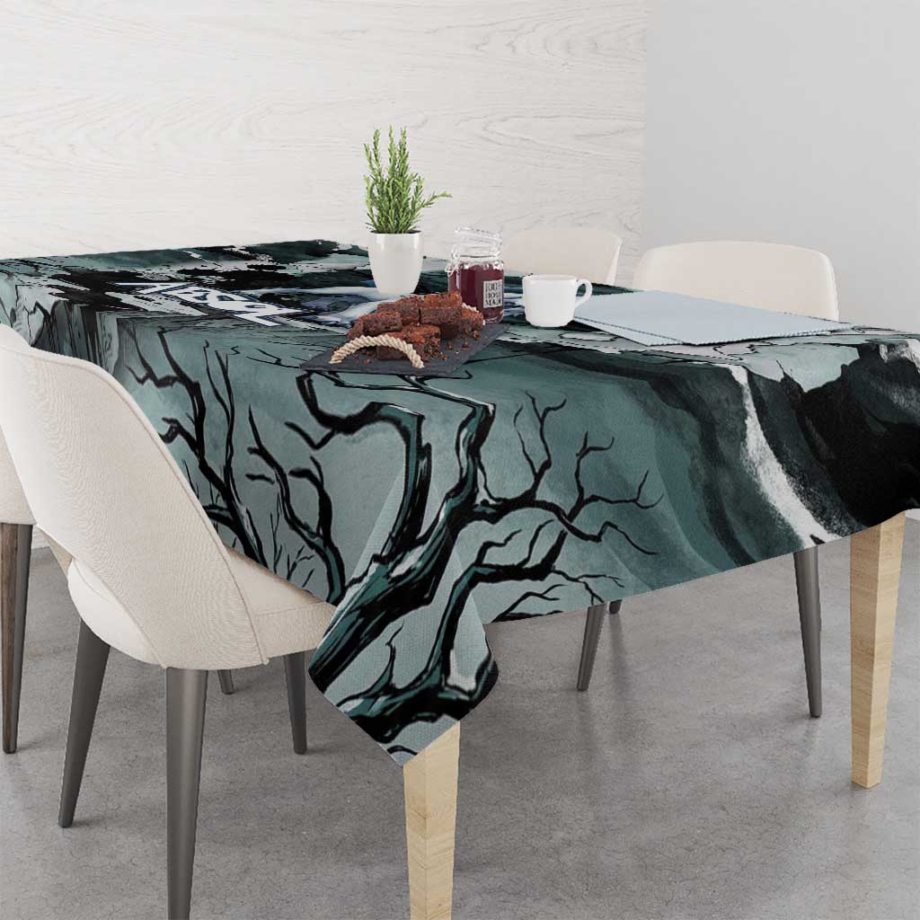 Absol Tablecloth Gothic Apocalypse Ink Art