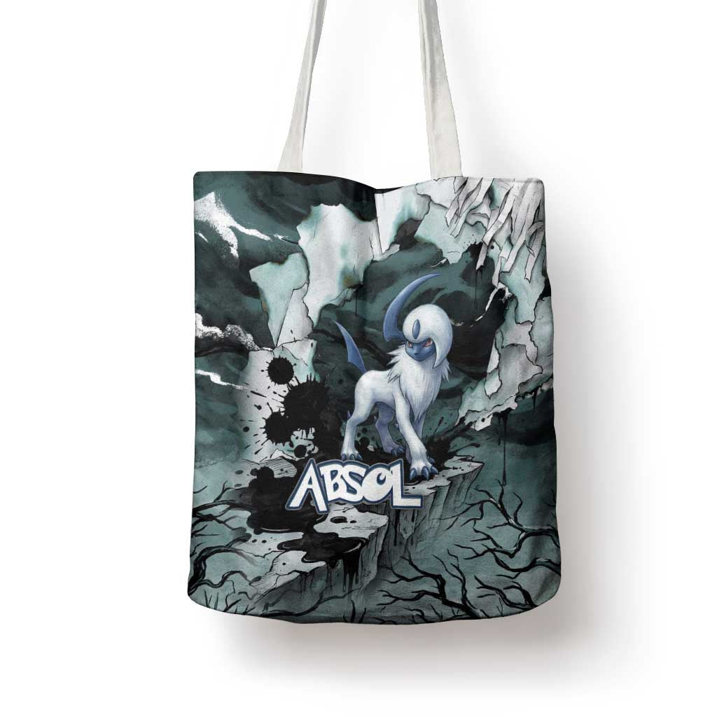 Absol Tote Bag Gothic Apocalypse Ink Art